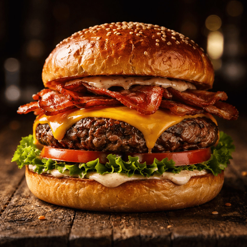 Hamburger gourmet con carne e verdure servito a Monselice